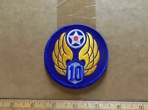 US Air Force - 10th Air Force Embroidered Patch - Picture 1 of 4