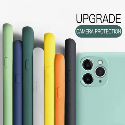 For iPhone 17 16 15 14 13 12 Pro Max 11 XS Shockproof Liquid Silicone Case Cover - Image 1 of 4