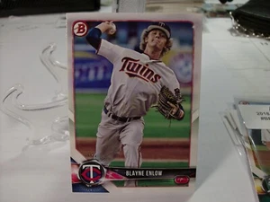 Bowman Prospects #BP141 2018 - Blayne Enlow - Minnesota Twins 18-241 - Imagen 1 de 2