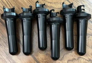 LOT Of 6 Black Sorvall? Swing Bucket Tubes / 102.9 /See Pics - Picture 1 of 5