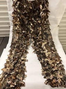 Camouflage-transparente Blätter Kostüm Set - Hemd, Hose, Hut & Tasche - braun - Bild 1 von 19