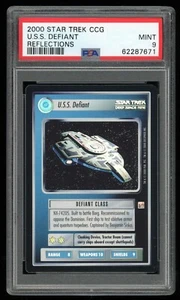 Star Trek CCG U.S.S. Defiant PSA 9 Ultra Rare UR Reflections Foil 2000 USS 671 - Picture 1 of 2