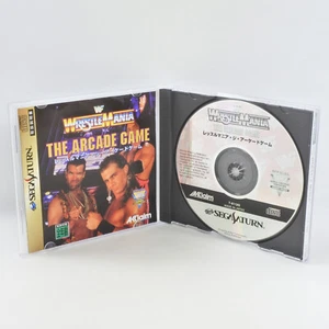 WRESTLE MANIA THE ARCADE GAME Sega Saturn 2910 ss - Picture 1 of 8