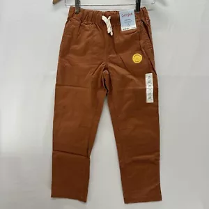 Pantaloni Cat and Jack Athleisure 10 Ragazzi Deep Clay Arancione Elasticizzato Vita - Foto 1 di 15