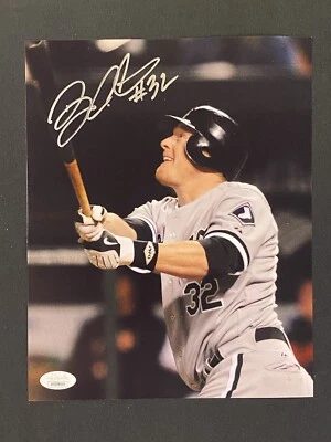 Foto 8x10 firmada por Brian Anderson 2005 WS Champs Chicago White Sox ~ certificado de autenticidad JSA Foto 1 de 4
