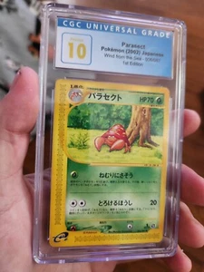 (POP 17) CGC 10 PRISTINE Pokémon Wind from the Sea Japanese PARASECT 006/087 - Picture 1 of 4