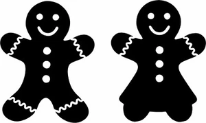 Gingerbread Man Christmas Holiday Yeti Tumbler Vinyl Decal U Choose Size & Color - Picture 1 of 2