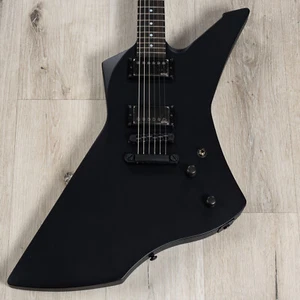 ESP LTD James Hetfield Signature Snakebyte Guitar, Black Satin, Hard Case - Picture 1 of 10