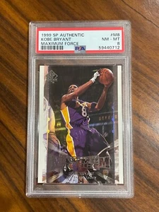 1999-00 Upper Deck SP Authentic Maximum Force Kobe Bryant #M8 PSA 8 - Picture 1 of 2