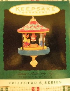 Hallmark 1996 ornamento in miniatura - Babbo Natale's Little Big Top - 2° - usato - Foto 1 di 3