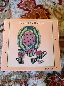 Cracker Barrel The Watermelon Patch Tea Set Collection 1996 - Picture 1 of 3