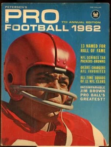 1962 Petersen's Pro Football Annual Magazine 7th Annual Edition Jim Brown - Picture 1 of 2