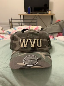 West Virginia Mountaineers Hat Camo Adjustable NEW - Picture 1 of 1