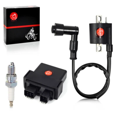 Ignition Coil Spark Plug CDI Box For Yamaha YFM50 50R Raptor 50 2004 2005 - 2008 - Image 1 of 4