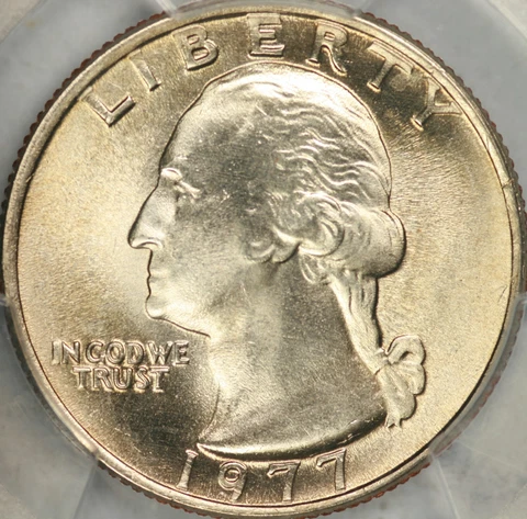 1977 Washington Quarter PCGS MS68 ~ Pop 1/0! Cover