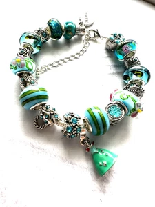 MOM European Style Charm Bracelets Wrist 7.0 to 8.0" Remember a Moment with Mom - Picture 1 of 23