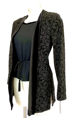 Nina Piccalino Women's Jacket & Vest Color Black Size 4P Retail $108 - New - Image 1 of 4