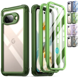 For Google Pixel 9A 5G Case Built-in Screen Protector Shockproof Rugged Cover - Picture 1 of 32