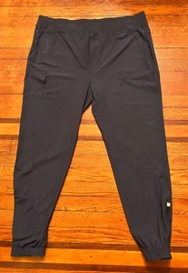 All in motion men’s joggers black Lightweight Tricot Run Pants Zippered Leg XL - Picture 1 of 11