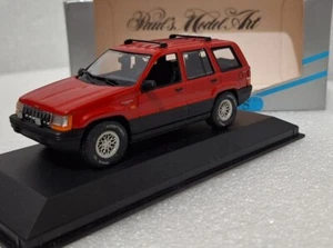 (2) Jeep Grand Cherokee V8 1995 Red 1:43 Minichamps 430149662 SUPERB!! - Picture 1 of 15