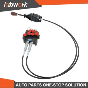 Labwork Hydraulic Remote Control Valve 2 Spool 21GPM Easy Installation Kit - Picture 1 of 24