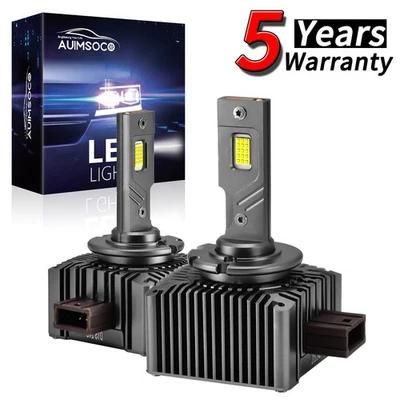 For BMW	X1 2012-2015 Pair LED Headlight KIT Bulbs Hi/Lo Beam 2x D1S Super Bright - Image 1 of 4