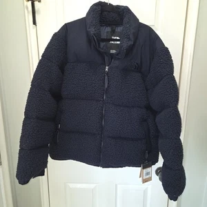 Neu North Face Sherpa Nuptse Stepp Daunenjacke Herren Größe XL Navy - Bild 1 von 3