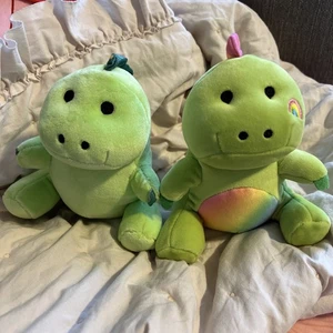 Moriah Elizabeth 6" Pickle LOT -  Color Splash and regular Plush Stuffy - Picture 1 of 6