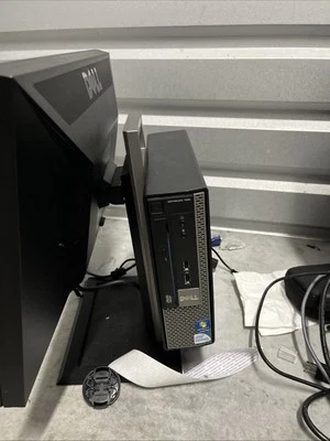 Dell PC Optiplex 780 4GB, 500GB w/ 23" Dell Monitor, AX510 Sound Bar (for Parts) - Image 1 of 4
