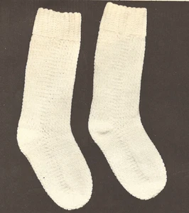 CLASSIC Crochet Socks/Crochet Pattern INSTRUCTIONS ONLY - Picture 1 of 1