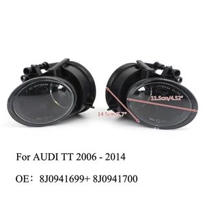 New Pair Fog Lights Fits For Audi TT 8J 2006-2014 L&R 8J0941699 8J0941700  - Bild 1 von 11