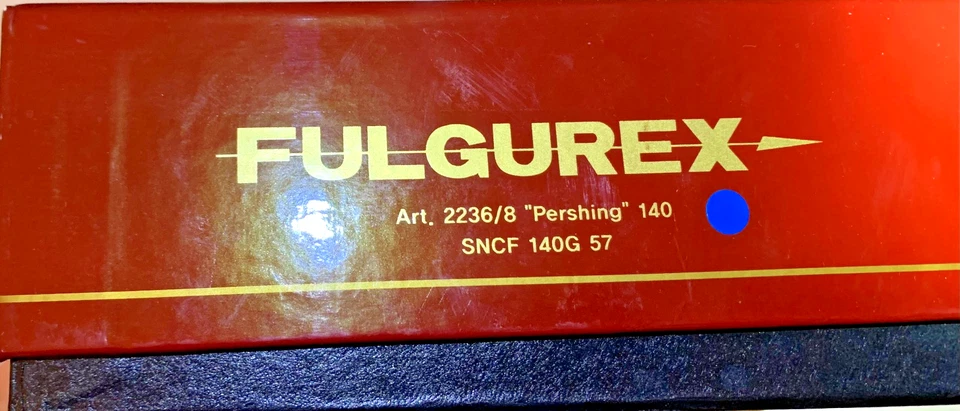 FULGUREX ref 2256/8 Ho 140 G pershing Caisse verte SNCF N°57 «bataille du rail» - Photo 1/4