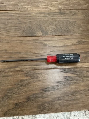 Rare Craftsman USA Black Blade Screwdriver Pratt Read 47150 S PR 6 - Image 1 of 2