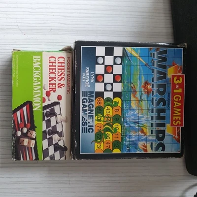 Unused Lynx Fabergé Paris 3 In 1 Magnetic Games & Pocket Chess and Backgammon - Image 1 of 4