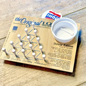 IHOP Florida The Original IQ Tester Deluxe Edition Peg Game Wooden Board Puzzle - Picture 1 of 3