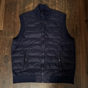 Polo Ralph Lauren Herren Primaloft Water Resistant Zip Up Puffy Weste XL Navy Blau - Bild 1 von 9