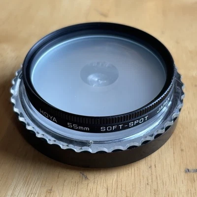Vintage HOYA Clear Soft Spot 55mm Japan Camera Lens Filter - Image 1 of 3