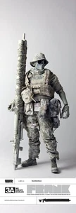1/6 ThreeA World War Robot 3A 12” WWR Ghillie suit Sniper Ashley Wood & SNIPPY - Picture 1 of 21