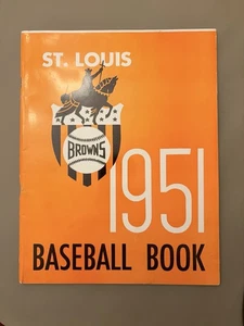 Libro de béisbol 1951 de los St Louis Browns anuario oficial - Imagen 1 de 11