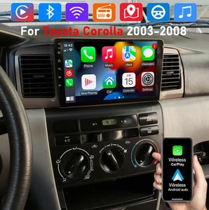 For Toyota Corolla 2003-2008 Android 14 Car Stereo Radio GPS Navi Player BT +AHD - Picture 1 of 13