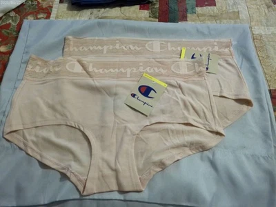 2 Pack Light Pink Champion Boyshort Panties *NEW* M 6 Retail Cost $32 - image 1 of 2