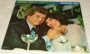 Conway Twitty & Loretta Lynn Diamond Duet Country Album LP 1979 EX - Picture 1 of 3