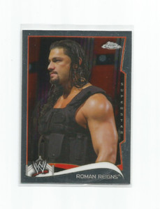 ROMAN REIGNS-SUPERSTAR 2014 TOPPS WWE CHROME CARD #42