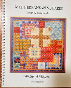 MEDITERRANEAN SQUARES PATTERNS BOOK DESIGN BY TERRY DRYDEN 2010 - Picture 1 of 3