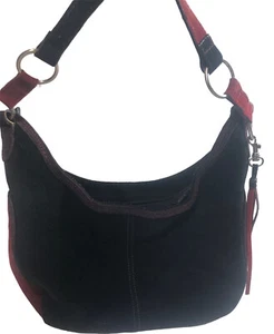 Vintage Guenuine Suede Hush Puppies Hobo style purse bag 1980s Throwback - Picture 1 of 12