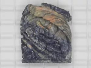 Escultura natural sin tratar zafiro azul SIERRA LEONE 1808,90 quilates con certificación GII - Imagen 1 de 7