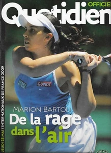 Le Quotidien Officiel Roland Garros 2009 N°05 - Jeudi 28 mai 2009 - M. Bartoli - Picture 1 of 3