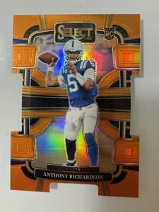 2023 Select Anthony Richardson Orange Prizm /499 Die-cut Concourse MINT - Picture 1 of 2