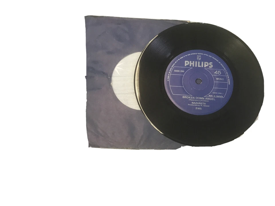 NAZARETH   “Broken Down Angel”. 7 Inch 45.  1973. (Rare) - Image 1 of 2
