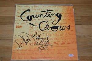 Counting Crows Adam Duritz firmado "August & Everything After" LP con holograma PSA - Imagen 1 de 8